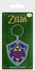 Legend of Zelda - Hylian Shield Rubber Keychain cena un informācija | Datorspēļu suvenīri | 220.lv