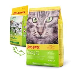 Josera kaķiem ar jutīgu gremošanas sistēmu SensiCat, 10 kg cena un informācija | Sausā barība kaķiem | 220.lv