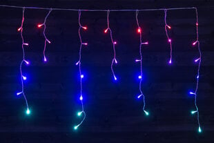 Finnlumor Ziemassvētku virtene - lāstekas, 36 LED, dažādas krāsas cena un informācija | Ziemassvētku lampiņas, LED virtenes | 220.lv
