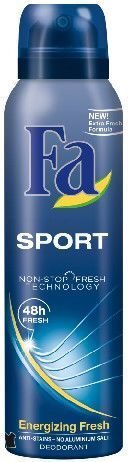 Izsmidzināms dezodorants vīriešiem Fa Men Sport Sporty Fresh 150 ml cena un informācija | Dezodoranti | 220.lv