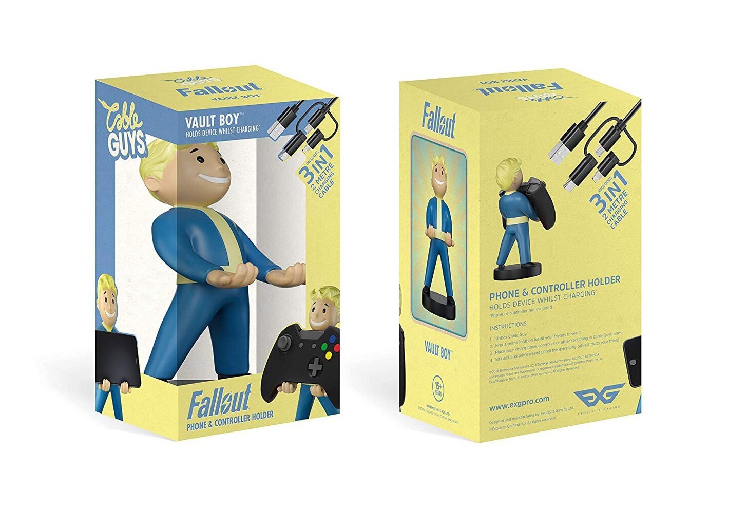 Статуэтки Подставка Fallout Vault Boy 111 Cable Guy цена | 220.lv