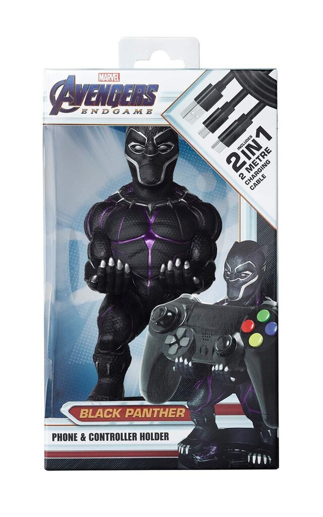 Cable Guys Marvel Avengers Black Panther цена и информация | Datorspēļu suvenīri | 220.lv