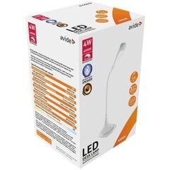 Avide LED uzlādējama galda lampa 4W ar skaļruni balta цена и информация | Настольные лампы | 220.lv