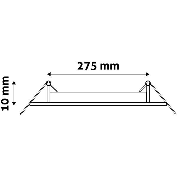 Avide LED Griestu lampa 24W 4000K, 291 x 291mm, kvadrāta cena un informācija | Iebūvējamās lampas, LED paneļi | 220.lv