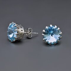 Серьги "Винтаж VII (Aquamarine Blue)" с кристаллами Swarovski™ цена и информация | Серьги | 220.lv