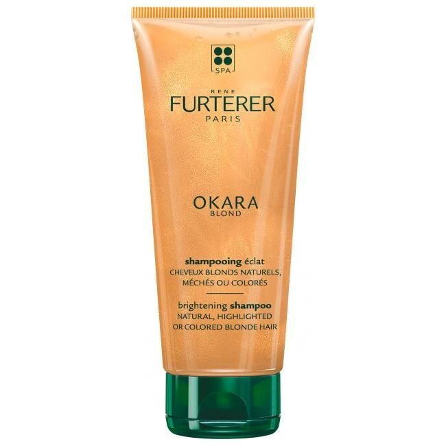 Spīdumu piešķirošs matu šampūns Rene Furterer Okara Blond 200 ml cena un informācija | Šampūni | 220.lv