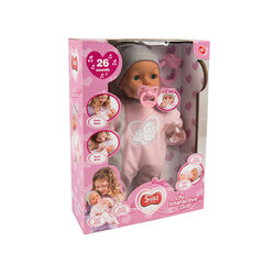 Интерактивная кукла младенец с аксессуарами и издающая звуки Smiki цена и информация | Игрушки для девочек | 220.lv
