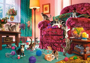 Puzle "Naughty Kittens" Castorland, 500 d. cena un informācija | Puzles, 3D puzles | 220.lv