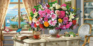 Puzle Puzzle Castorland Summer Flowers and Cup of Tea, 4000 gabaliņi цена и информация | Пазлы | 220.lv