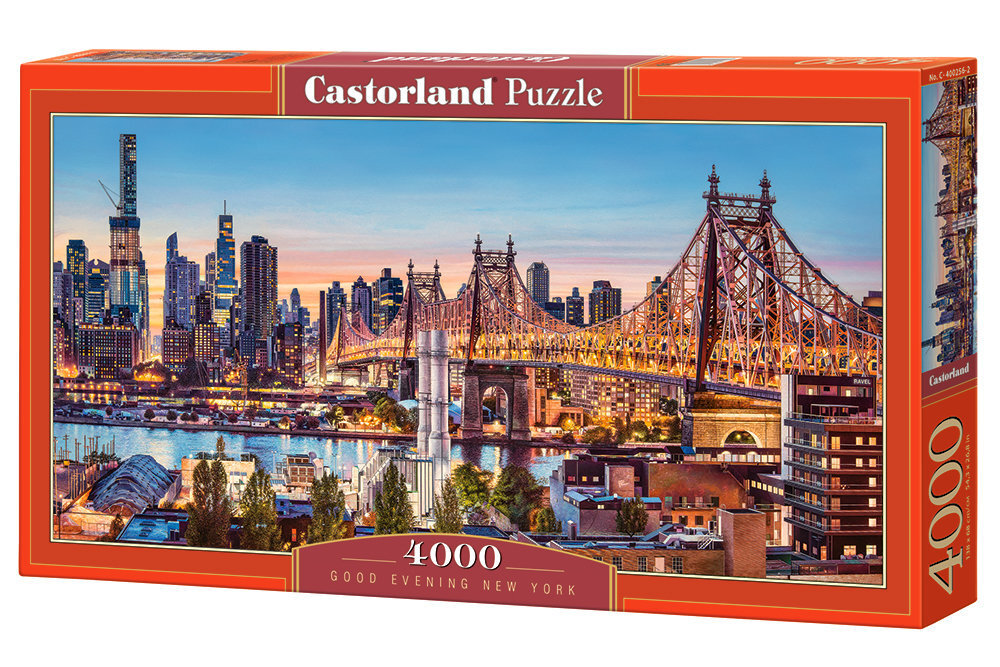 Puzle Puzzle Castorland Good Evening New York, 4000 gabaliņi cena un informācija | Puzles, 3D puzles | 220.lv