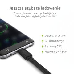 Green Cell кабель быстрой зарядки USB/USB-C, 25 см цена и информация | Кабели для телефонов | 220.lv