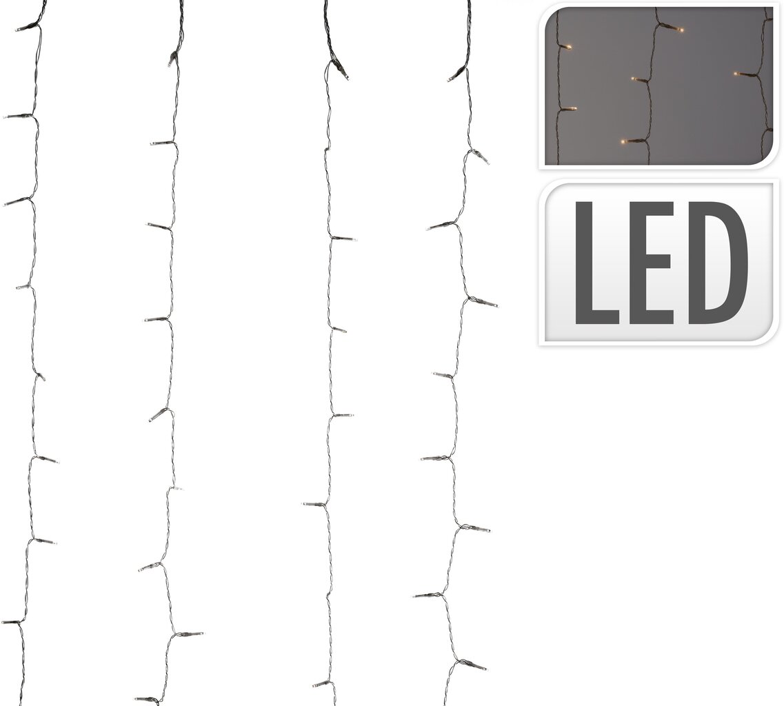 LED Virtene Lāstekas 220 LED цена и информация | Ziemassvētku lampiņas, LED virtenes | 220.lv