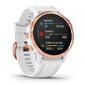 Garmin fēnix® 6S Pro Rose Gold-tone/White cena un informācija | Viedpulksteņi (smartwatch) | 220.lv