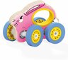 Koka rotaļlieta Trusis ar riteņiem Quercetti, 0746 цена и информация | Rotaļlietas zīdaiņiem | 220.lv