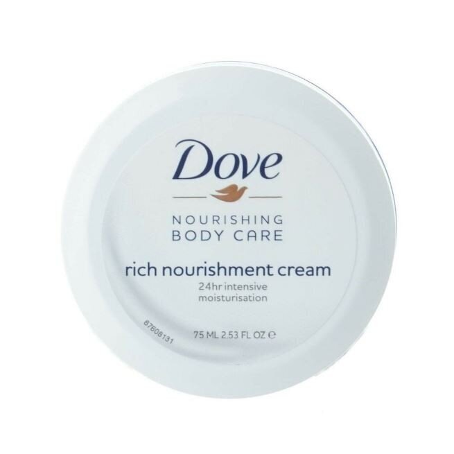 Mitrinošs un barojošs ķermeņa krēms Dove Rich Nourishement Beauty Cream 75 ml cena un informācija | Ķermeņa krēmi, losjoni | 220.lv