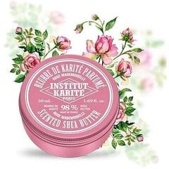 Масло ши Institut Karite Paris 98 % Shea Butter Rose Mademoiselle 50 мл цена и информация | Кремы, лосьоны для тела | 220.lv