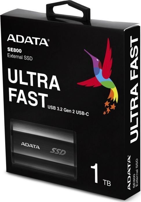 ADATA ASE800-1TU32G2-CBK цена и информация | Ārējie cietie diski | 220.lv