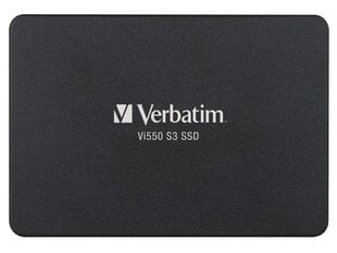 Drive Verbatim VI550 S3 49351 (256 GB ; 2.5 Inch; SATA III) цена и информация | Внутренние жёсткие диски (HDD, SSD, Hybrid) | 220.lv