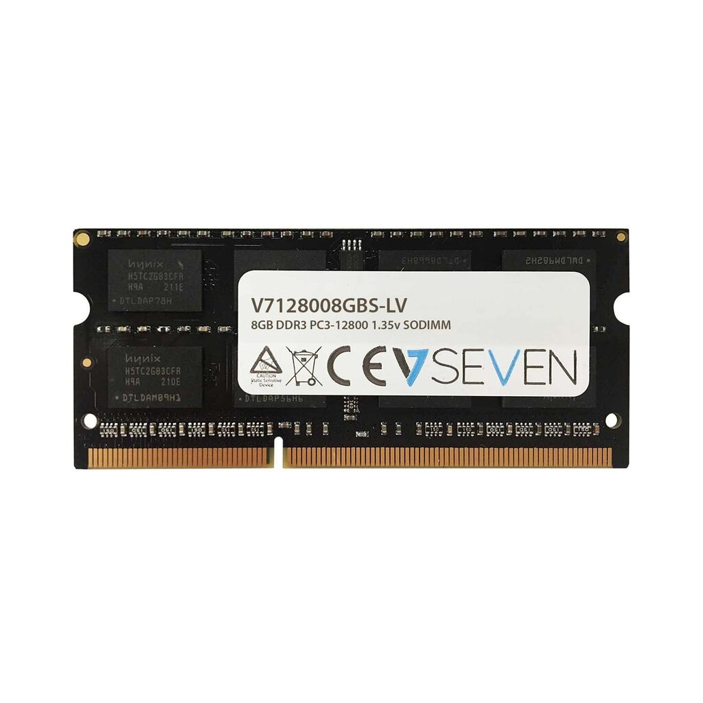 V7 DDR3 SODIMM 8GB 1600MHZ CL11 cena un informācija | Operatīvā atmiņa (RAM) | 220.lv