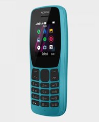Nokia 110 (2019) 4 МБ Dual SIM Ocean Blue цена и информация | Мобильные телефоны | 220.lv