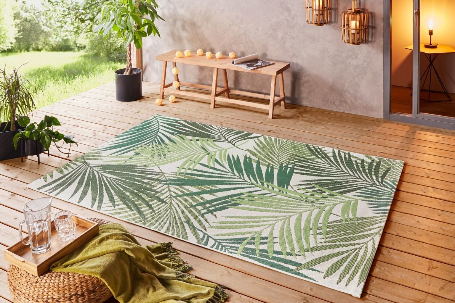 Northrugs āra paklājs Beach Vai, 80x150 cm cena un informācija | Paklāji | 220.lv