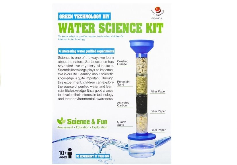 Attīstošs ūdens filtrēšanas komplekts cena un informācija | Attīstošās rotaļlietas | 220.lv