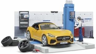 Комплект Автосервис Bruder, 62110 цена и информация | Конструктор автомобилей игрушки для мальчиков | 220.lv