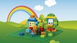 2304 LEGO® DUPLO Lielā zaļā celtniecības pamatne цена и информация | Konstruktori | 220.lv