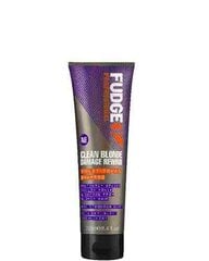 Dzeltenā toņa neitralizējošs šampūns matiem Fudge Professional Clean Blonde Damage Rewind Violet-Toning 250 ml cena un informācija | Šampūni | 220.lv