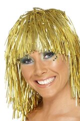 Парик к празднику, золотой цена и информация | Карнавальные костюмы, парики и маски | 220.lv