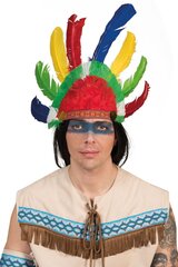 Indiāņa spalvu kronis cena un informācija | Karnevāla kostīmi, maskas un parūkas | 220.lv