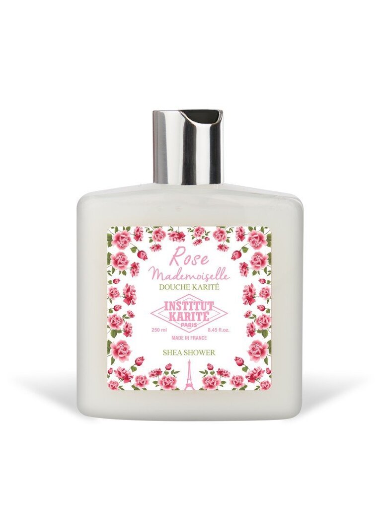 Dušas želeja Institut Karite Paris Shea Rose Mademoiselle 250 ml cena un informācija | Dušas želejas, eļļas | 220.lv