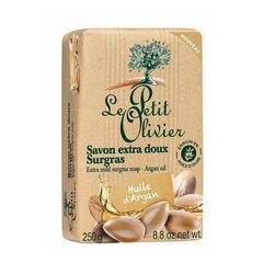 Ziepes Le Petit Olivier Extra Mild Surgras Argan Oil 250 g cena un informācija | Ziepes | 220.lv