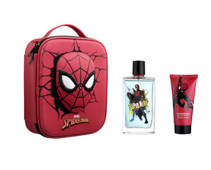 Komplekts Marvel Spider - Man zēniem: EDT 100 ml + dušas želeja 60 ml + kosmētikas somiņa цена и информация | Духи для детей | 220.lv