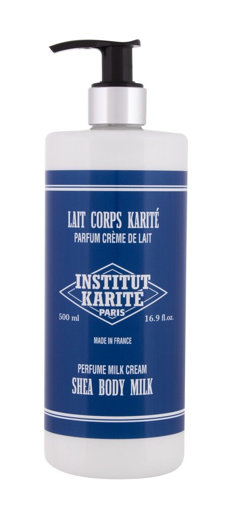 Ķermeņa pieniņš Institut Karite Paris Shea Milk Cream 500 ml cena un informācija | Ķermeņa krēmi, losjoni | 220.lv