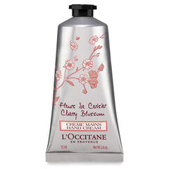 Roku krēms L'Occitane Cherry Blossom 75 ml cena un informācija | Ķermeņa krēmi, losjoni | 220.lv