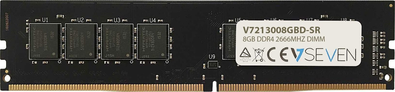 V7 V7213008GBD-SR цена и информация | Operatīvā atmiņa (RAM) | 220.lv