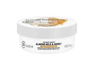 Nomierinošs un reģenerējošs ķermeņa sviests The Body Shop Almond Milk & Honey 200 ml cena un informācija | Ķermeņa krēmi, losjoni | 220.lv