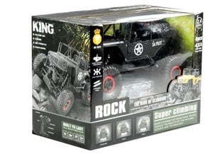 Машинка с дистанционным управлением Jeep R / C 1:18, черная  цена и информация | Игрушки для мальчиков | 220.lv