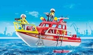 70147 PLAYMOBIL® City Action, Пожарная спасательная лодка цена и информация | Конструкторы и кубики | 220.lv