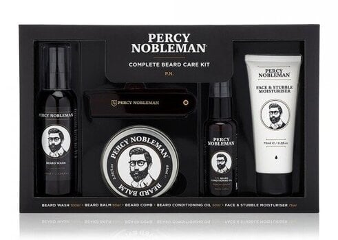 Bārdas kopšanas komplekts vīriešiem Percy Nobleman Complete Beard Care Kit cena un informācija | Skūšanās piederumi, kosmētika | 220.lv