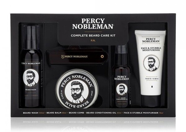 Bārdas kopšanas komplekts vīriešiem Percy Nobleman Complete Beard Care Kit цена и информация | Skūšanās piederumi, kosmētika | 220.lv