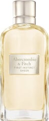 Парфюмерная вода Abercrombie & Fitch First Instinct Sheer EDP для женщин 100 мл цена и информация | Женские духи | 220.lv