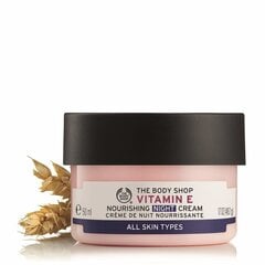 Mitrinošs nakts sejas krēms The Body Shop Vitamin E Night 50 ml cena un informācija | Sejas krēmi | 220.lv