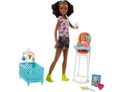 Lelle aukle Barbie ar piederumiem FHY99 цена и информация | Rotaļlietas meitenēm | 220.lv