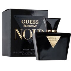 Туалетная вода для женщин Guess Seductive Noir EDT 75 мл цена и информация | Женские духи | 220.lv