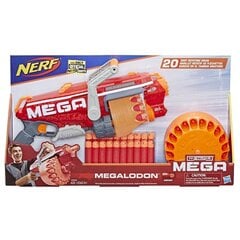 Rotaļlietu šaujamierocis-blasteris Hasbro Nerf Mega Megalodon, E4217 цена и информация | Игрушки для мальчиков | 220.lv