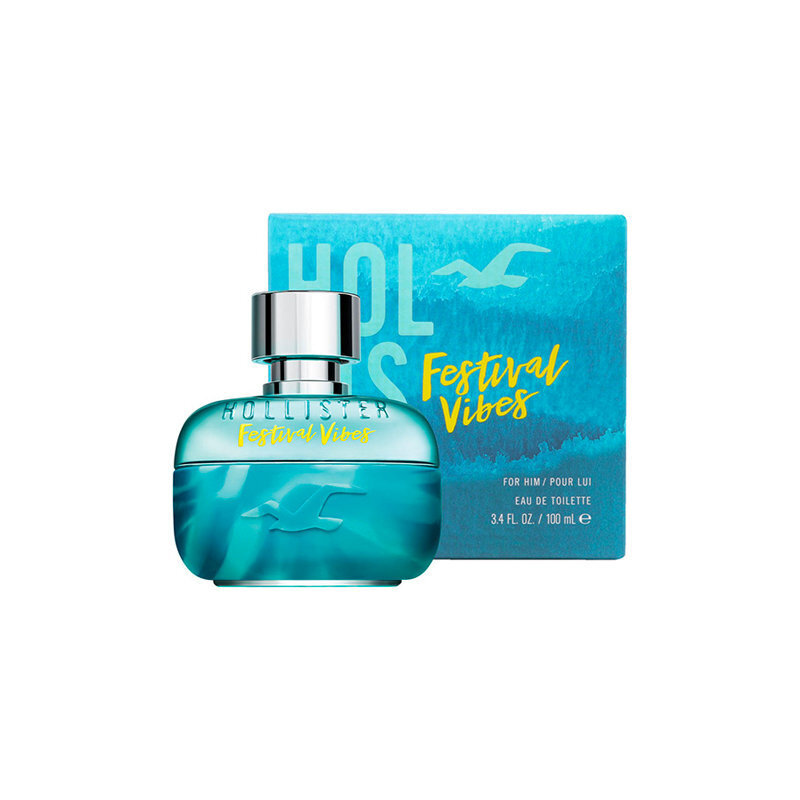 Tualetes ūdens vīriešiem Hollister Festival Vibes EDT, 100 ml цена и информация | Vīriešu smaržas | 220.lv