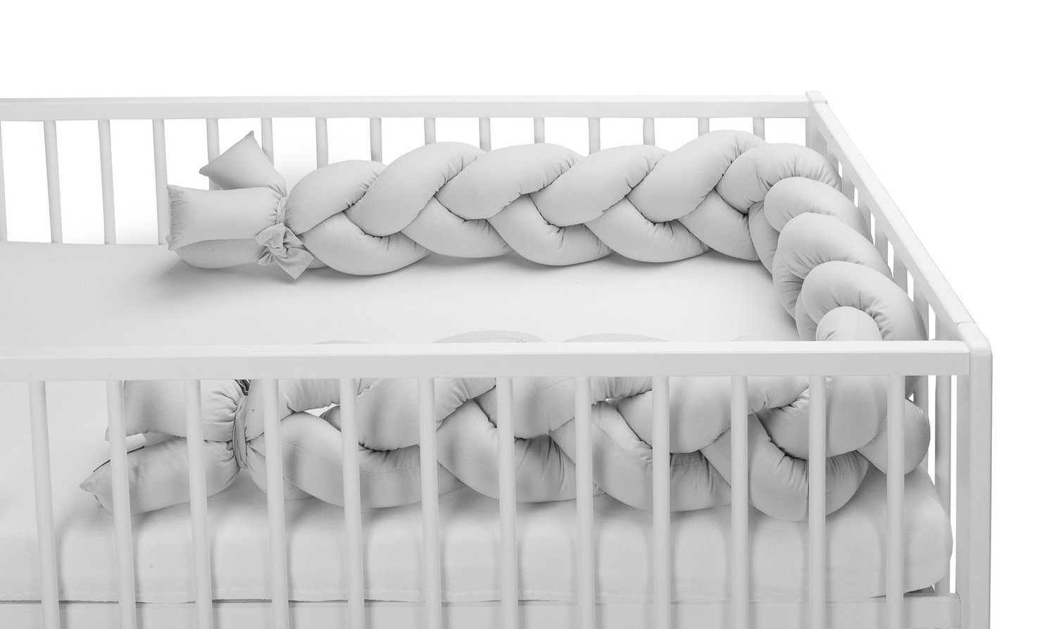 Bērnu gultiņas aizsardzība 210cm, pelēka, Sensillo , 2220 цена и информация | Bērnu drošības preces | 220.lv