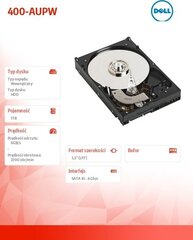 Dell 400-AUPW cena un informācija | Iekšējie cietie diski (HDD, SSD, Hybrid) | 220.lv